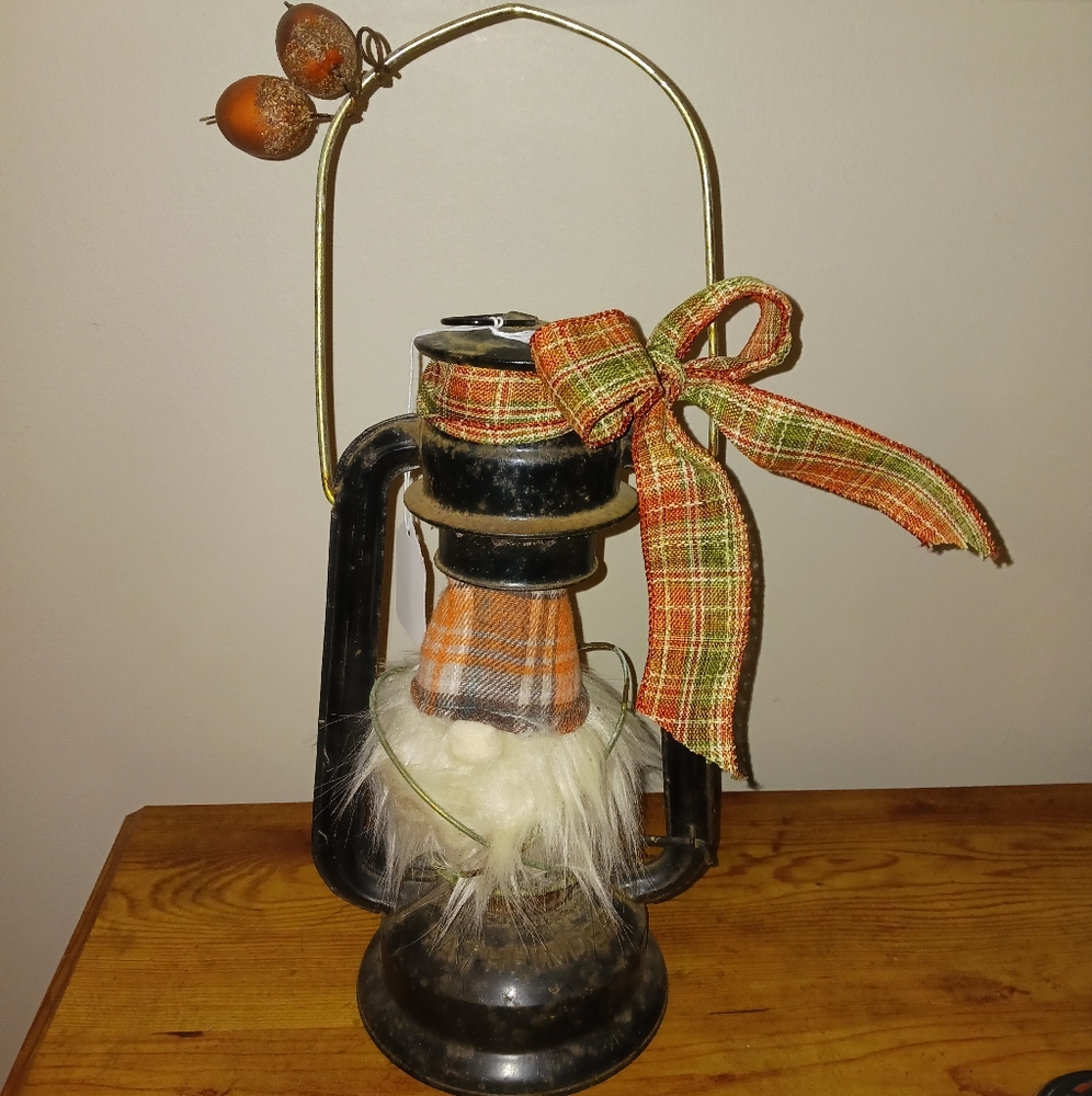 Beautiful decorative gnome lantern